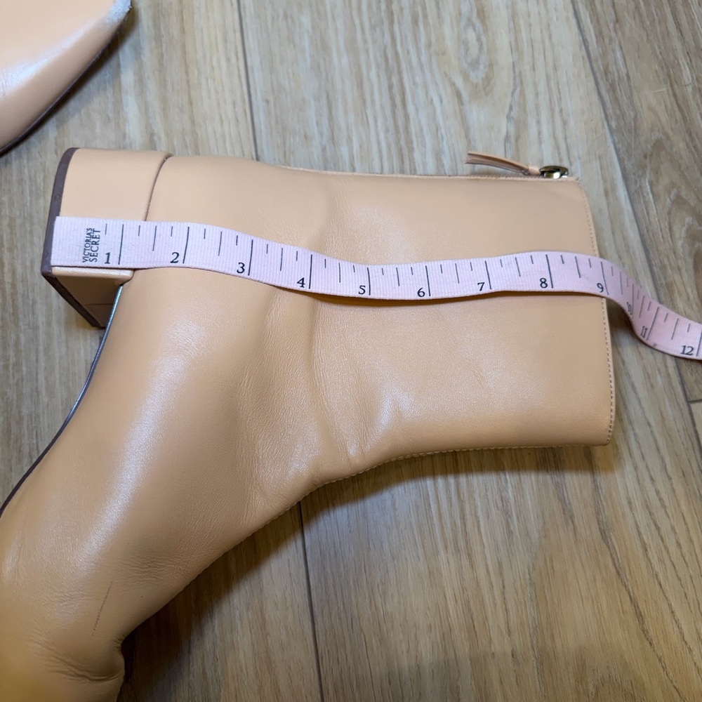 J Crew Roxie Women’s Nude Leather Boots - Picture 6 of 8